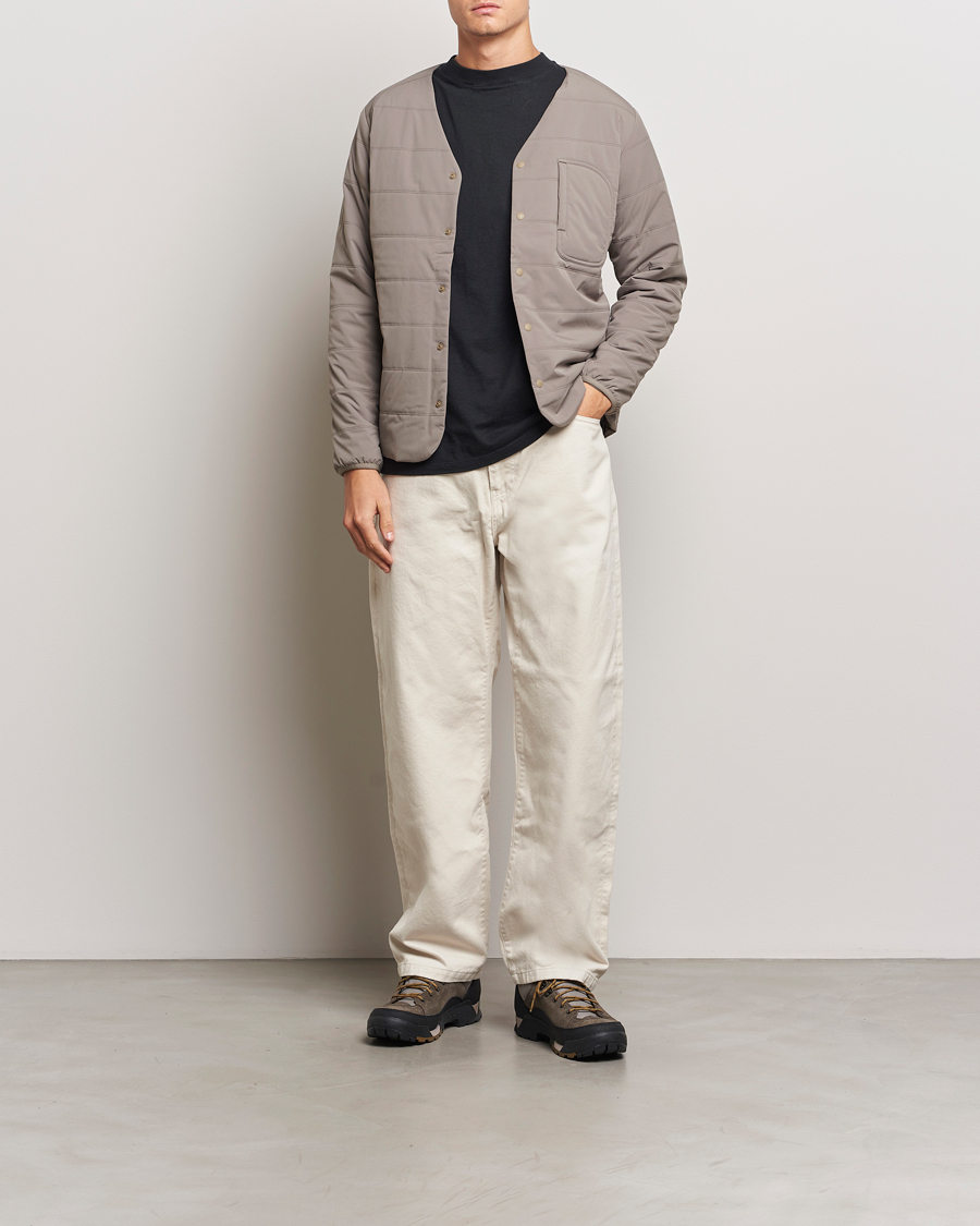 Men | Sweaters & Knitwear | Snow Peak | Flexible Insulated Cardigan Khaki