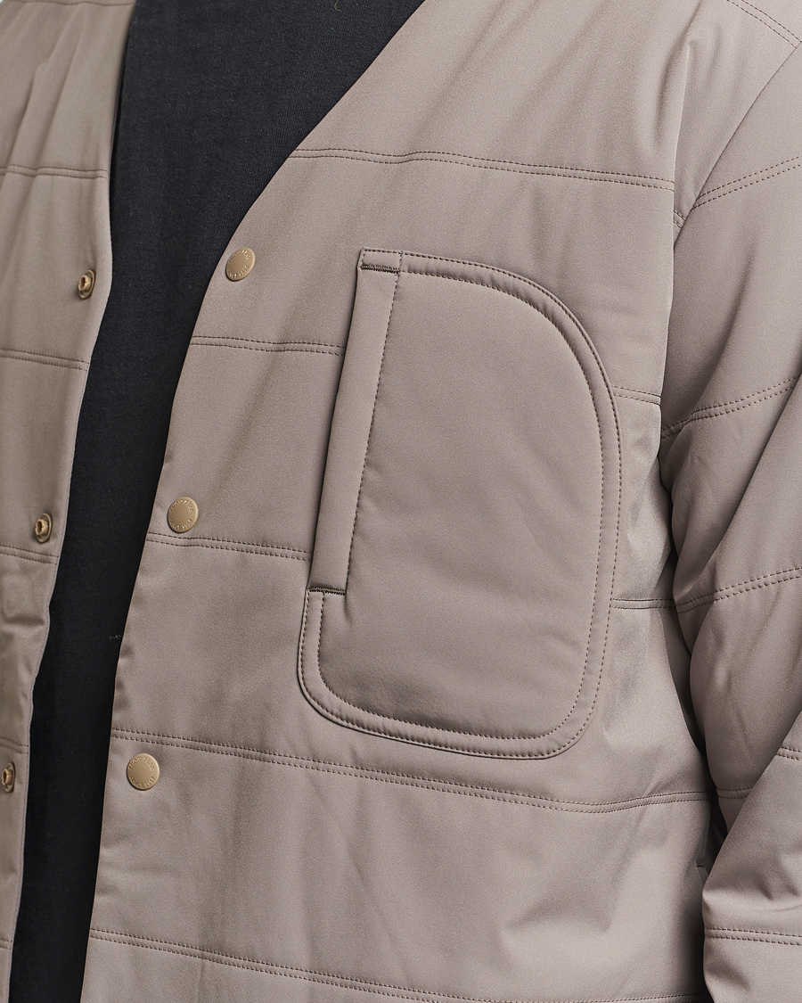 Men | Sweaters & Knitwear | Snow Peak | Flexible Insulated Cardigan Khaki