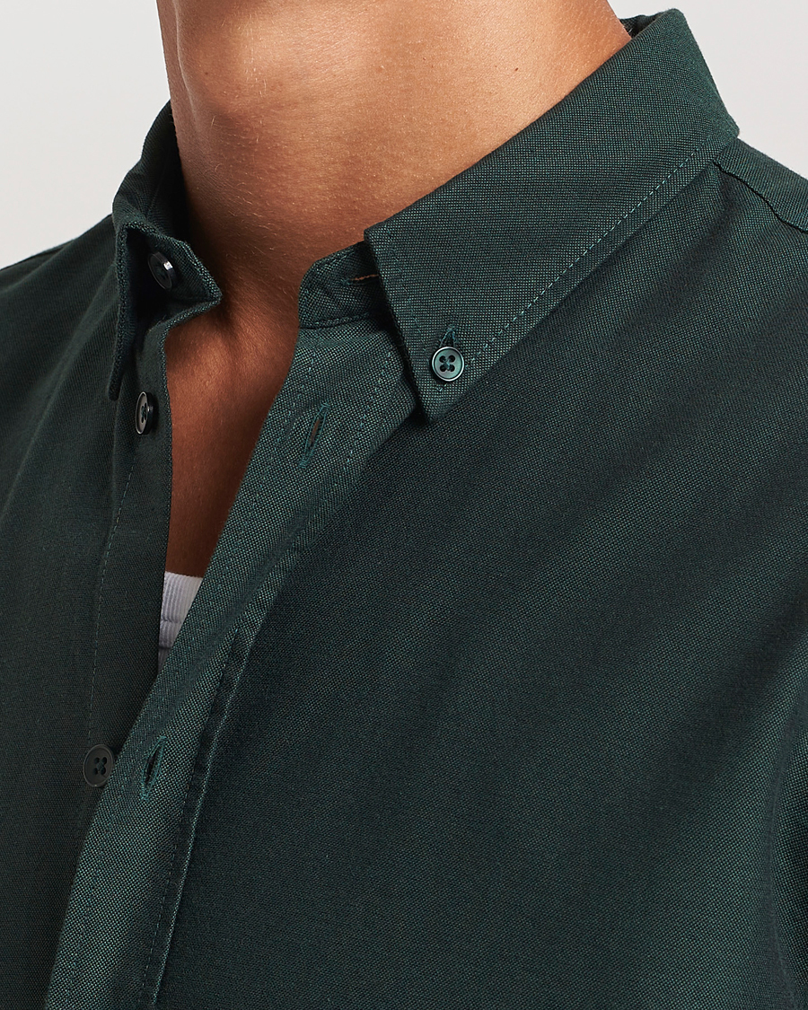 Men | Shirts | Samsøe Samsøe | Saliam Oxford Shirt Darkest Spruce