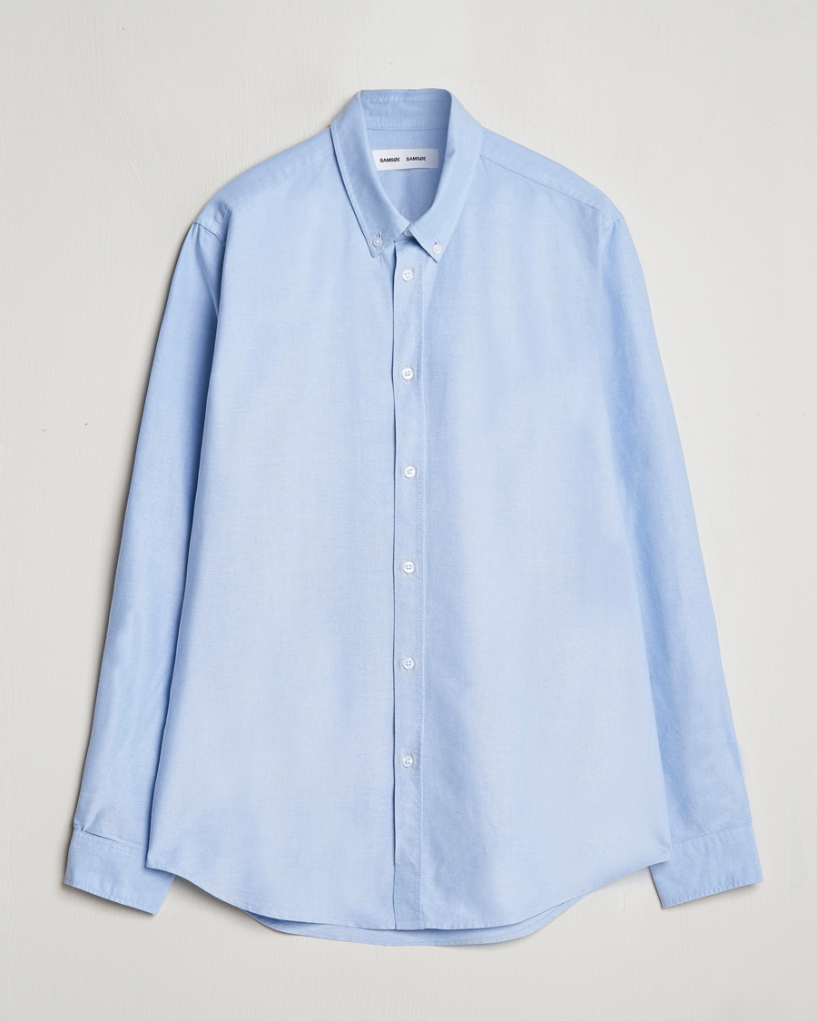 Men | Shirts | Samsøe Samsøe | Saliam Oxford Shirt Oxford Blue