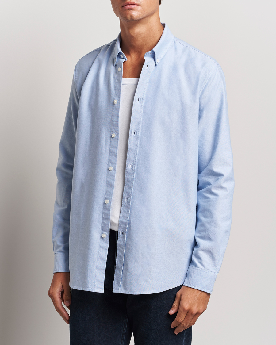 Men | Shirts | Samsøe Samsøe | Saliam Oxford Shirt Oxford Blue
