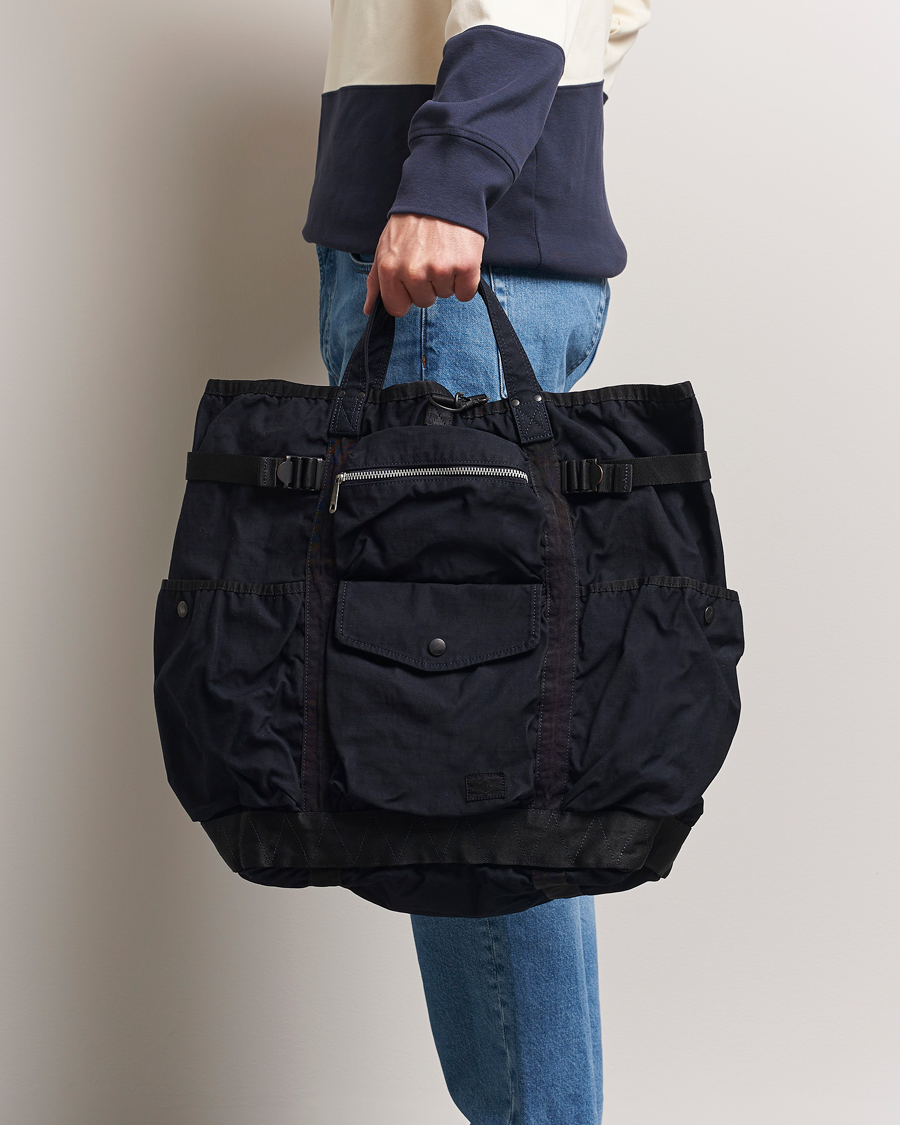 Porter-Yoshida & Co. Crag 2Way Rucksack Navy at CareOfCarl.com