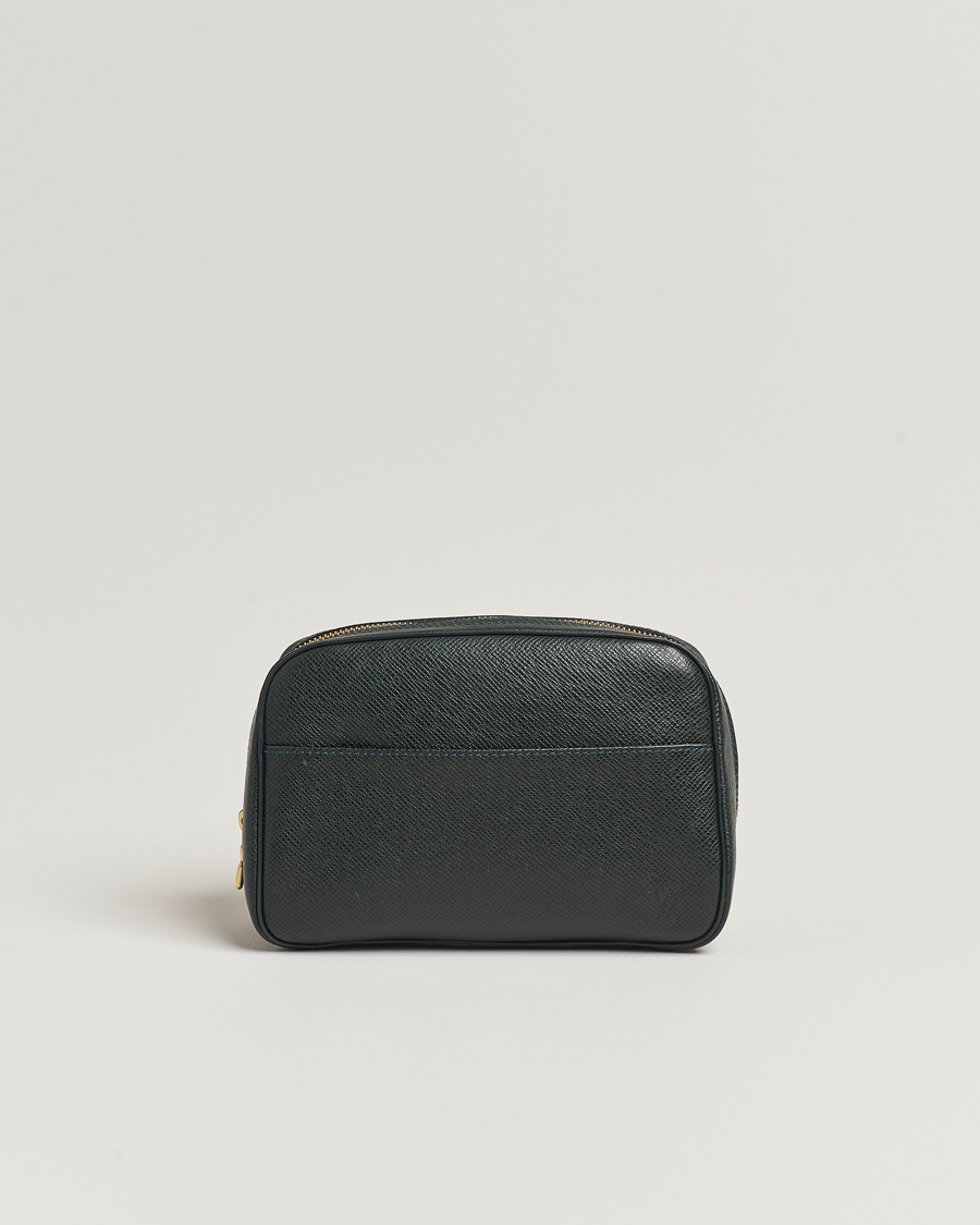 Men | Louis Vuitton Pre-Owned Pochette Accessoir Washbag Green | Louis Vuitton Pre-Owned | Pochette Accessoir Washbag Green