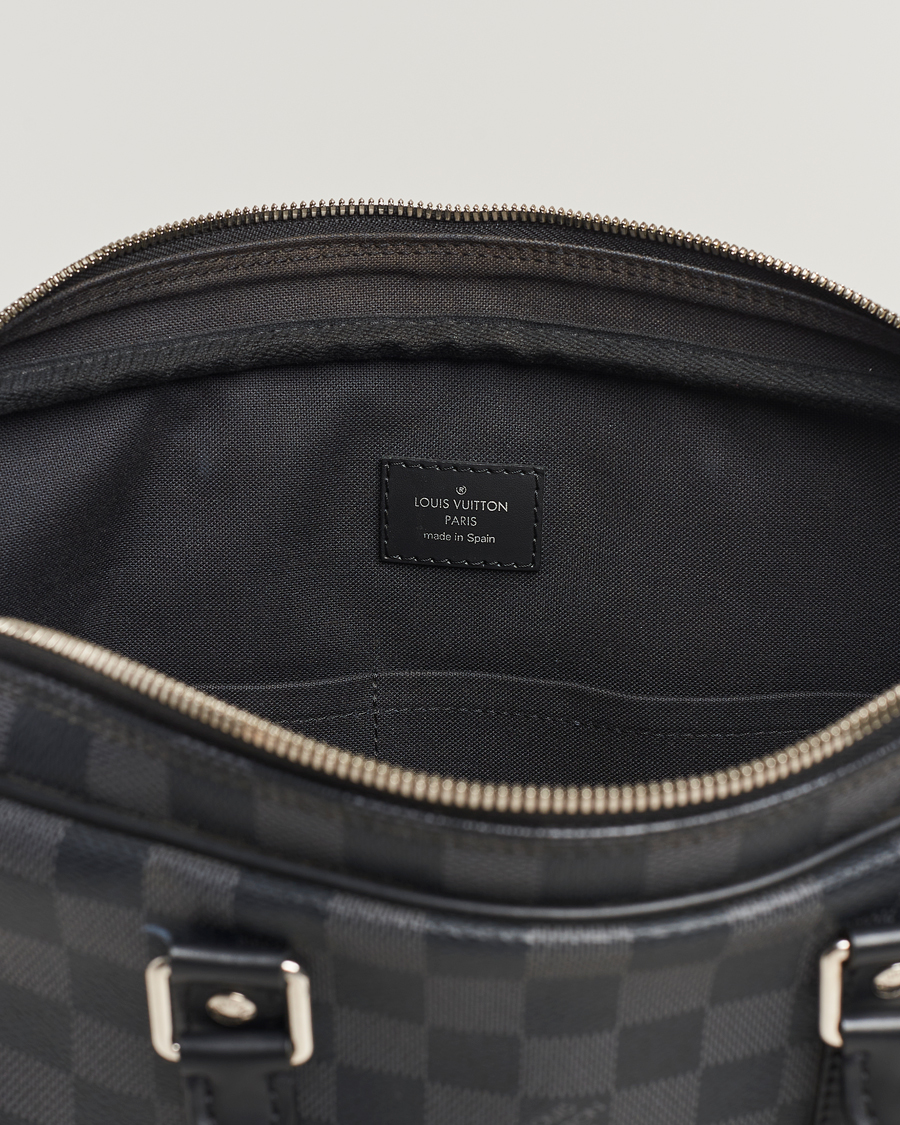 Men | Louis Vuitton Pre-Owned Porte-Documents Voyage Briefcase Damier Graphite | Louis Vuitton Pre-Owned | Porte-Documents Voyage Briefcase Damier Graphite
