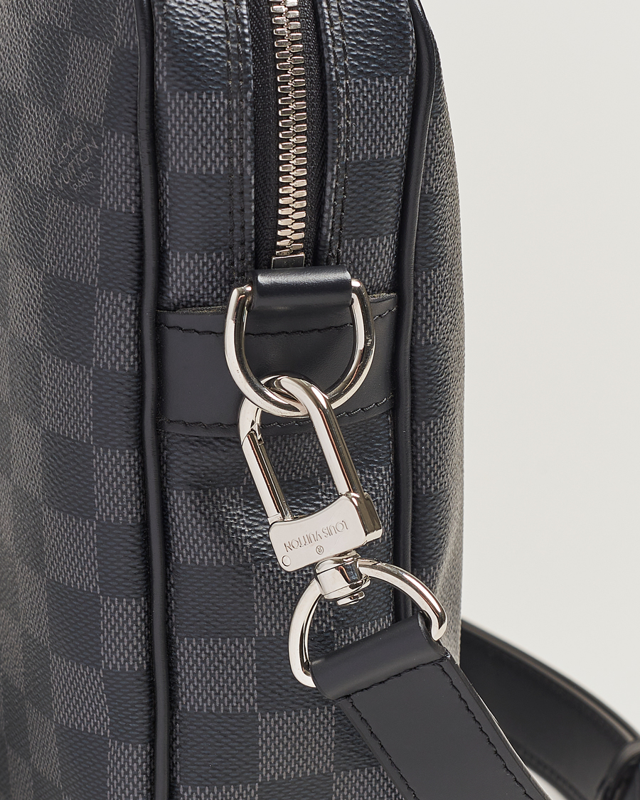 Men | Louis Vuitton Pre-Owned Porte-Documents Voyage Briefcase Damier Graphite | Louis Vuitton Pre-Owned | Porte-Documents Voyage Briefcase Damier Graphite
