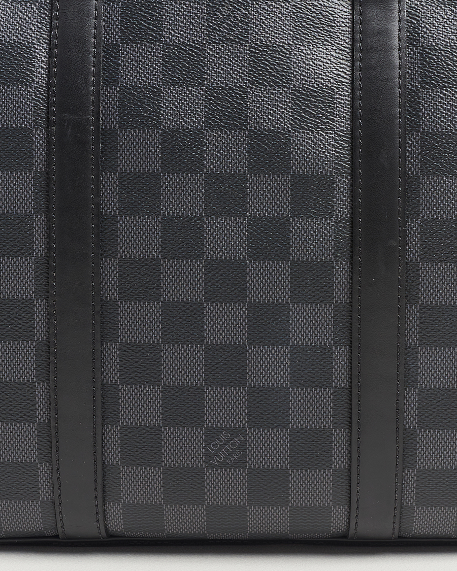 Men | Louis Vuitton Pre-Owned Porte-Documents Voyage Briefcase Damier Graphite | Louis Vuitton Pre-Owned | Porte-Documents Voyage Briefcase Damier Graphite