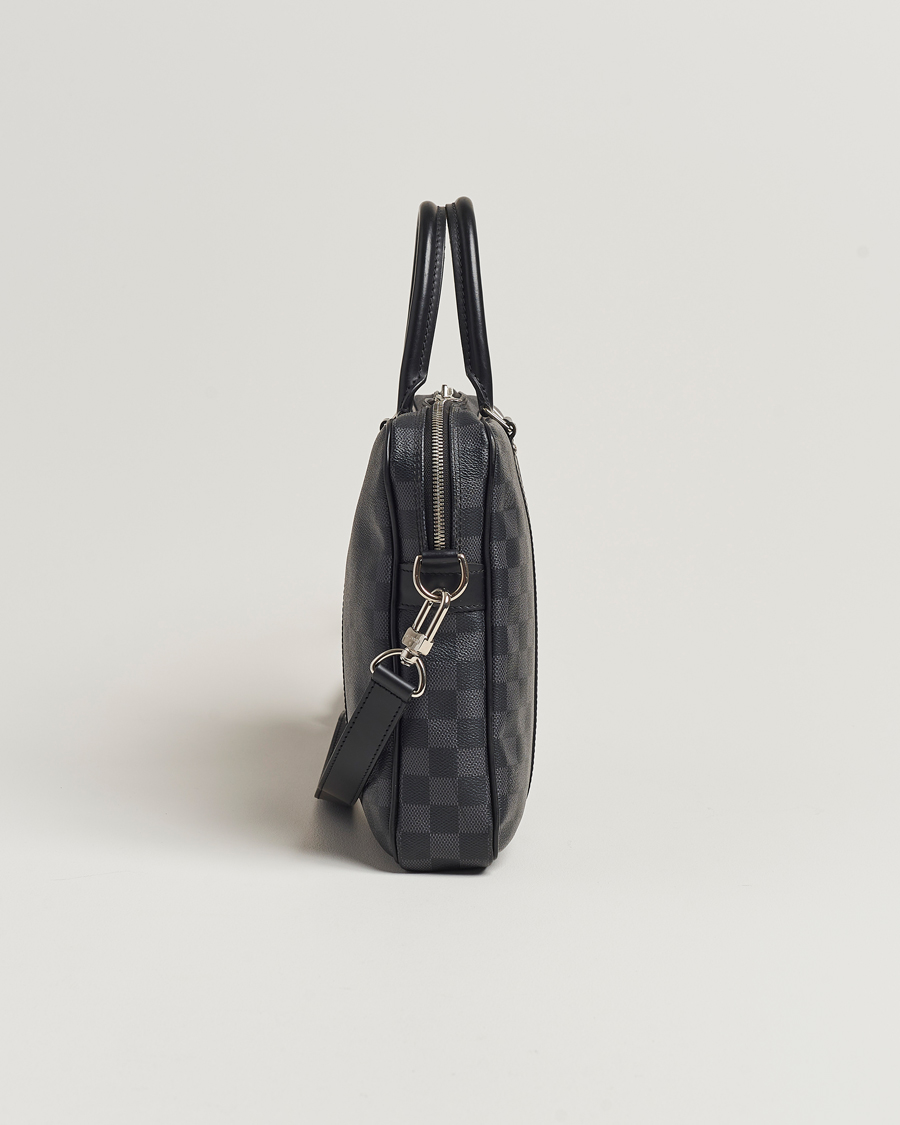Men | Louis Vuitton Pre-Owned Porte-Documents Voyage Briefcase Damier Graphite | Louis Vuitton Pre-Owned | Porte-Documents Voyage Briefcase Damier Graphite