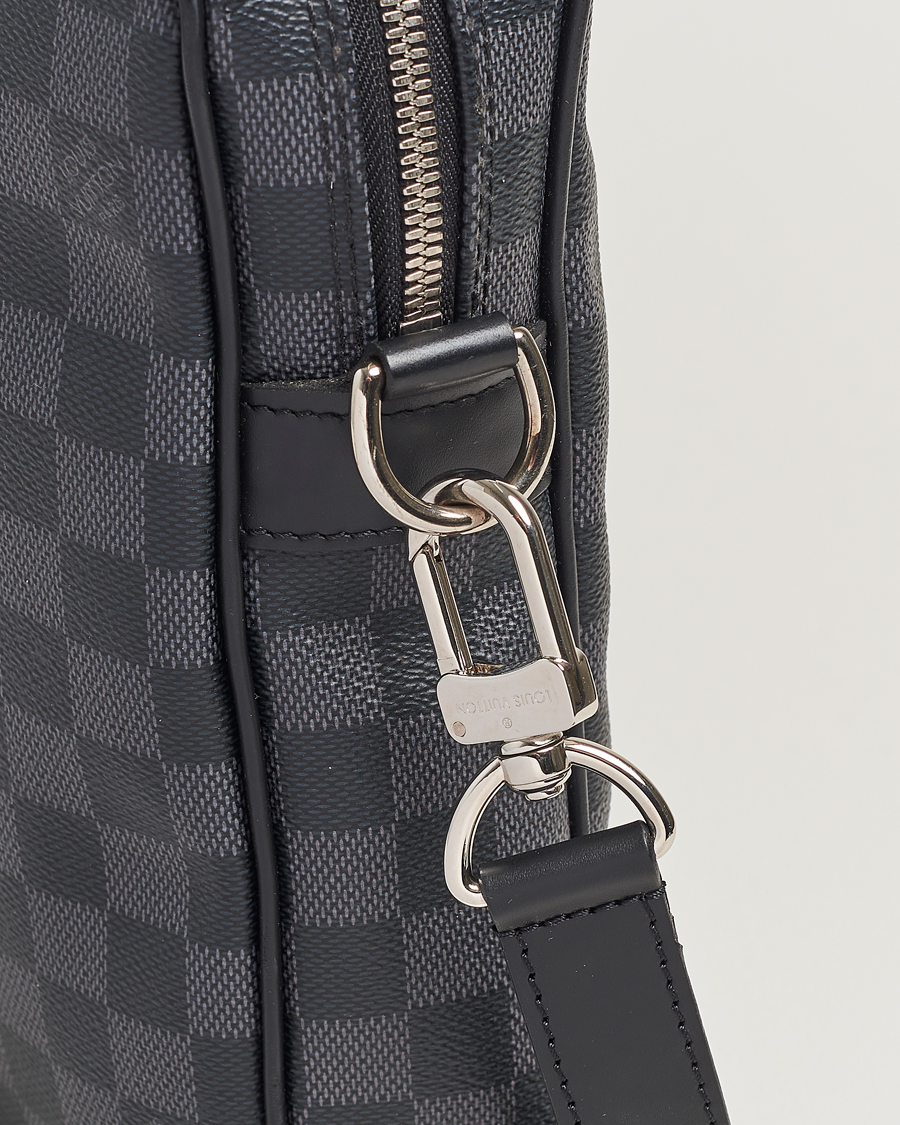 Men | Louis Vuitton Pre-Owned Porte-Documents Voyage Briefcase Damier Graphite | Louis Vuitton Pre-Owned | Porte-Documents Voyage Briefcase Damier Graphite