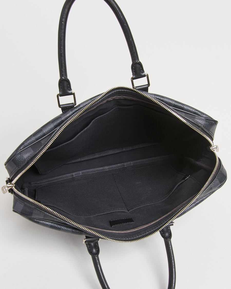 Men | Louis Vuitton Pre-Owned Porte-Documents Voyage Briefcase Damier Graphite | Louis Vuitton Pre-Owned | Porte-Documents Voyage Briefcase Damier Graphite