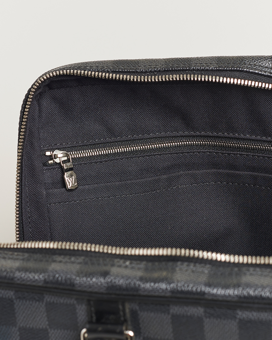Men | Louis Vuitton Pre-Owned Porte-Documents Voyage Briefcase Damier Graphite | Louis Vuitton Pre-Owned | Porte-Documents Voyage Briefcase Damier Graphite