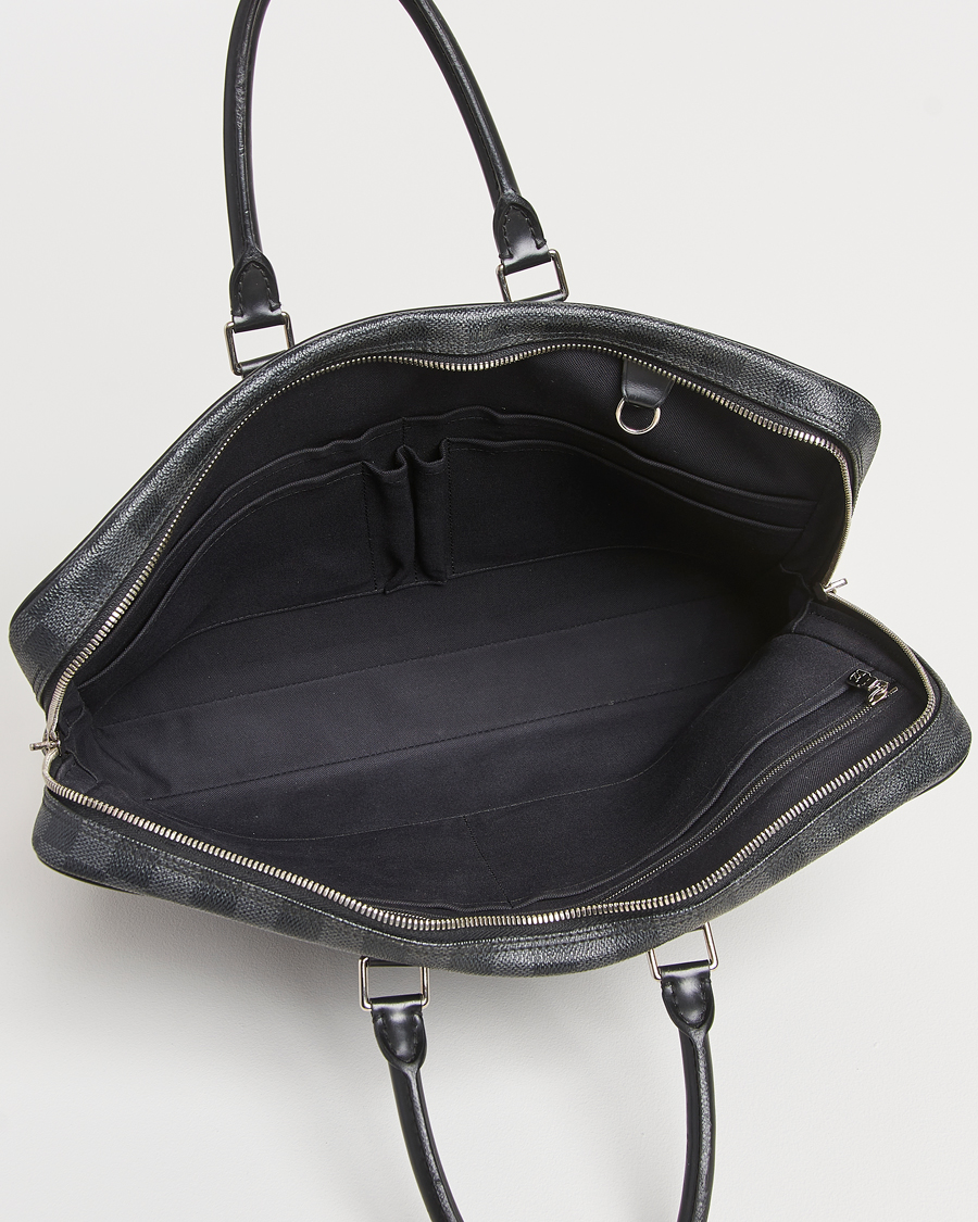 Men | Louis Vuitton Pre-Owned Porte-Documents Voyage Briefcase Damier Graphite | Louis Vuitton Pre-Owned | Porte-Documents Voyage Briefcase Damier Graphite