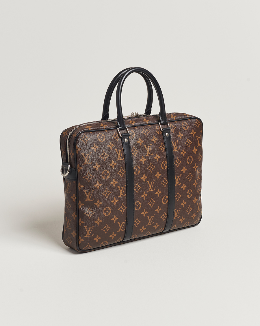 Men | Louis Vuitton Pre-Owned Porte-Documents Voyage Briefcase Monogram | Louis Vuitton Pre-Owned | Porte-Documents Voyage Briefcase Monogram