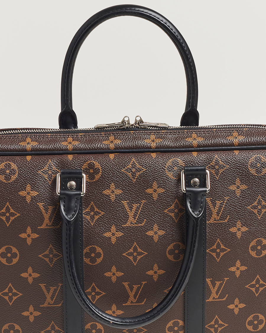 Men | Louis Vuitton Pre-Owned Porte-Documents Voyage Briefcase Monogram | Louis Vuitton Pre-Owned | Porte-Documents Voyage Briefcase Monogram