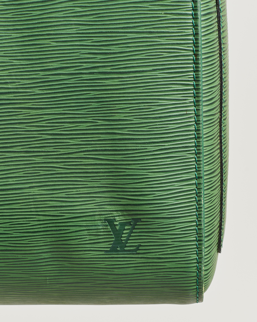 Men | Louis Vuitton Pre-Owned Keepall 50 EPI Leather Bag Green | Louis Vuitton Pre-Owned | Keepall 50 EPI Leather Bag Green