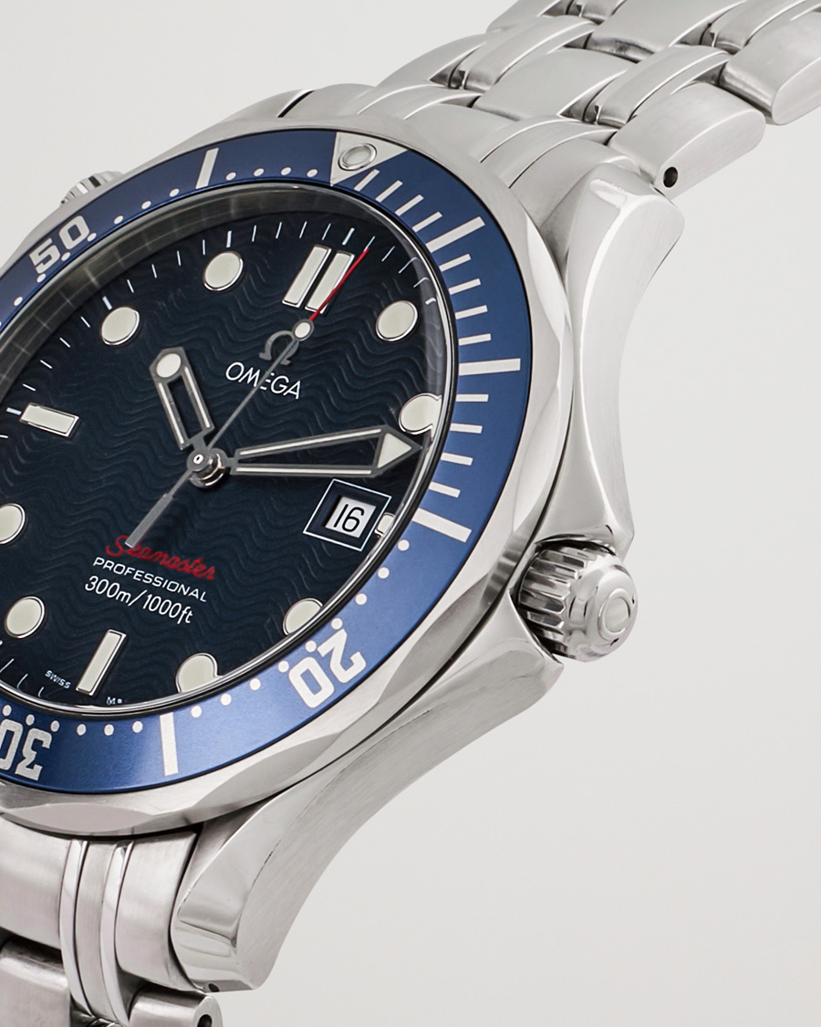 Men | Omega Pre-Owned Seamaster Diver 300M Red 2221.80.00 Silver | Omega Pre-Owned | Seamaster Diver 300M Red 2221.80.00 Silver