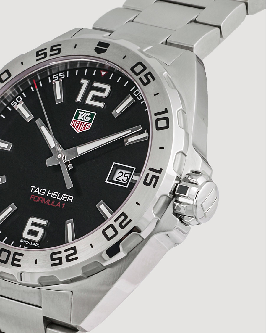 Men | Tag Heuer Pre-Owned Formula 1 Quartz WAZ1112 Silver | Tag Heuer Pre-Owned | Formula 1 Quartz WAZ1112 Silver