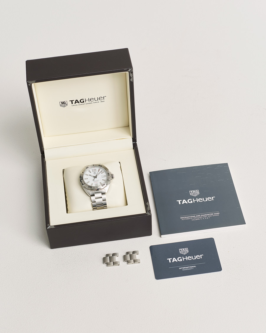 Men | Tag Heuer Pre-Owned Formula 1 Calibre 5 WAZ2114 Silver | Tag Heuer Pre-Owned | Formula 1 Calibre 5 WAZ2114 Silver