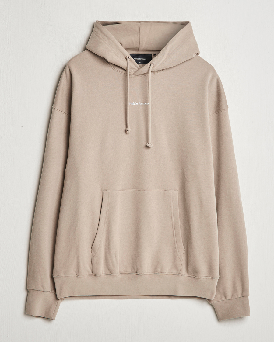 Men | Sweaters & Knitwear | Peak Performance | Original Terry Hoodie Avid Beige