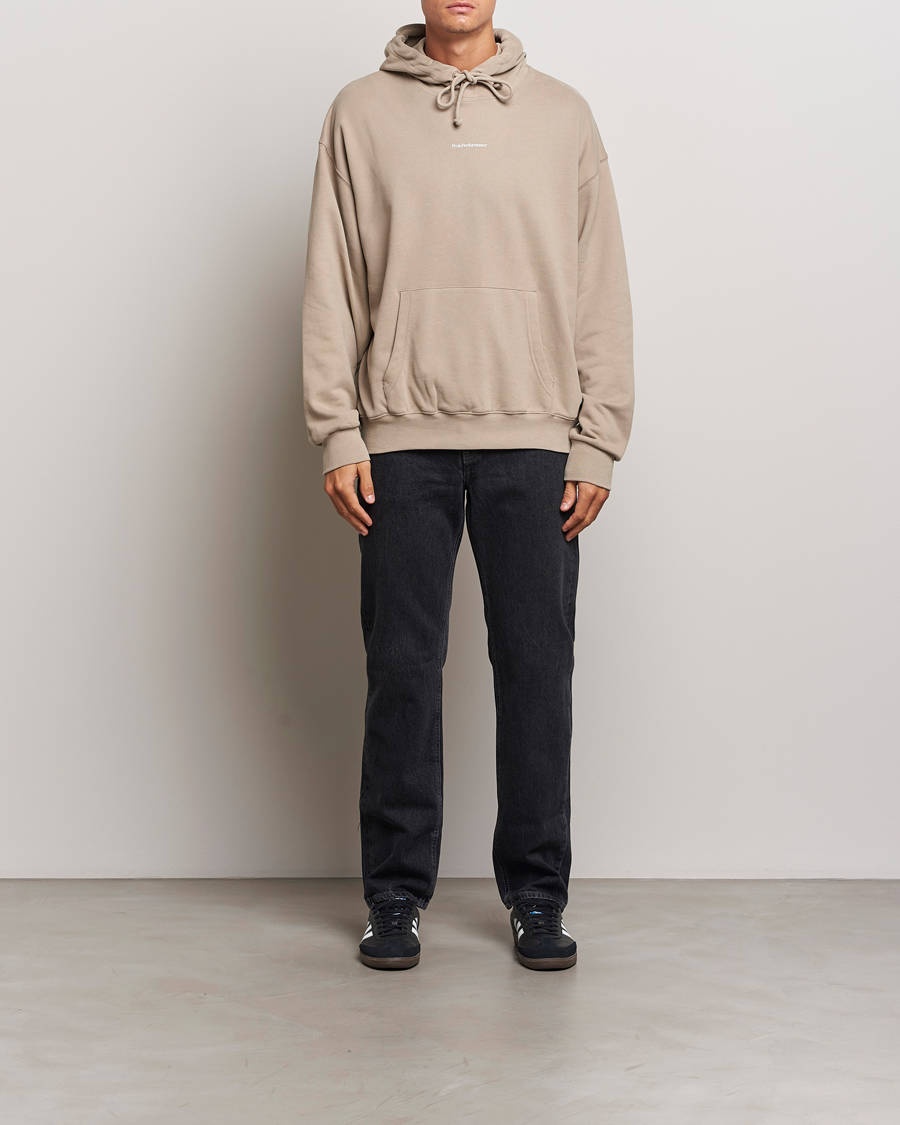 Men | Sweaters & Knitwear | Peak Performance | Original Terry Hoodie Avid Beige