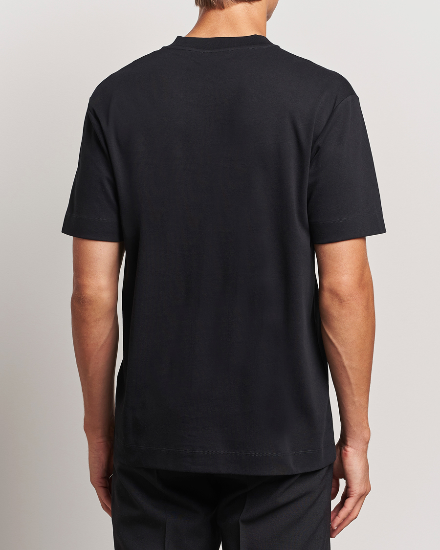 Men | T-Shirts | Sunspel | Heavy Weight Supima Cotton T-Shirt Black