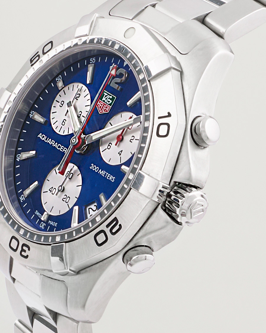 Men | Tag Heuer Pre-Owned Aquaracer CAF1112 Silver | Tag Heuer Pre-Owned | Aquaracer CAF1112 Silver