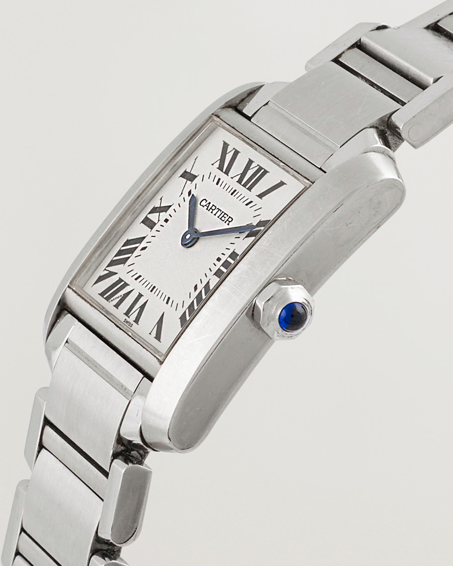Men | Cartier Pre-Owned Tank Française 2301 Silver | Cartier Pre-Owned | Tank Française 2301 Silver