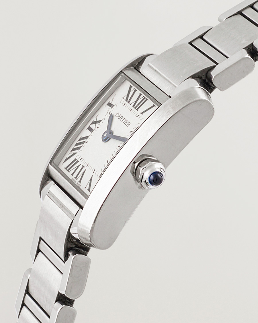 Men | Cartier Pre-Owned Tank Française 2384 Silver | Cartier Pre-Owned | Tank Française 2384 Silver