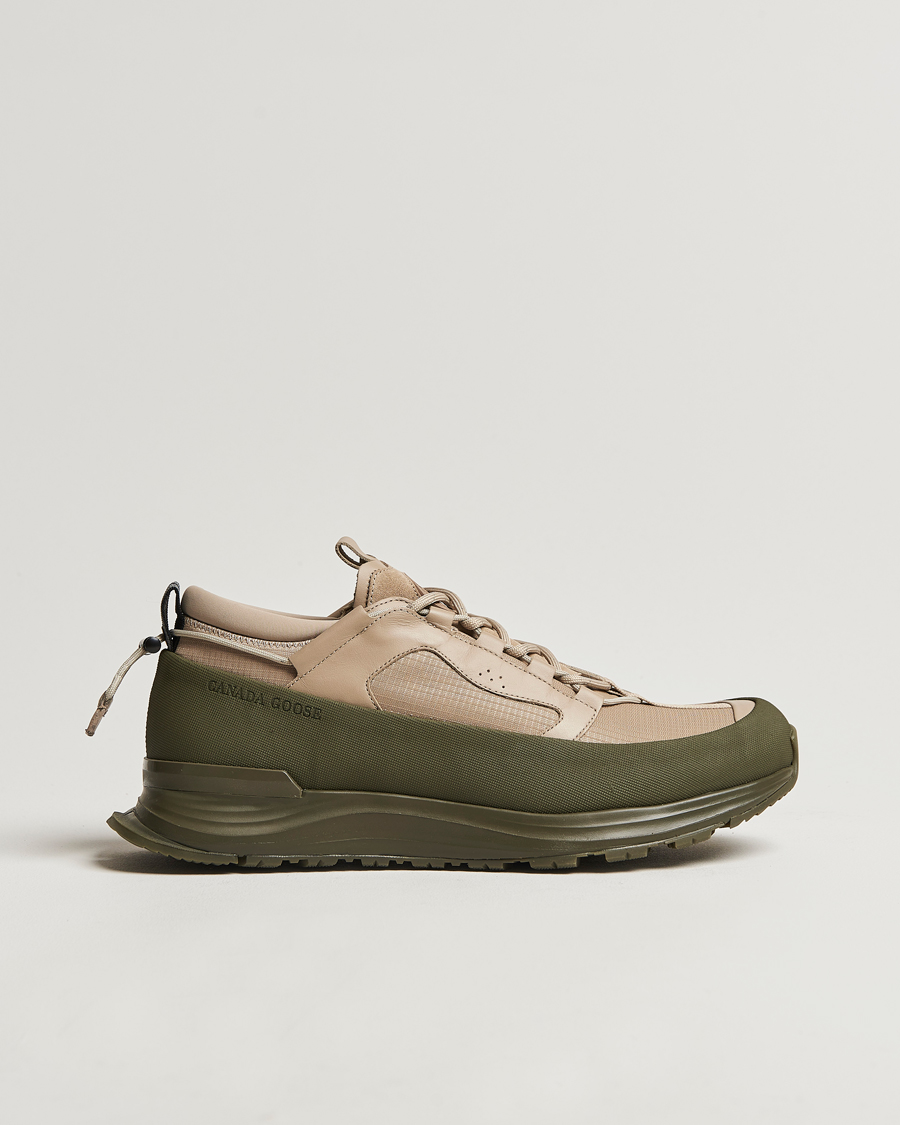 Men | Canada Goose Glacier Trail Sneaker Tan/Military Green | Canada Goose | Glacier Trail Sneaker Tan/Military Green