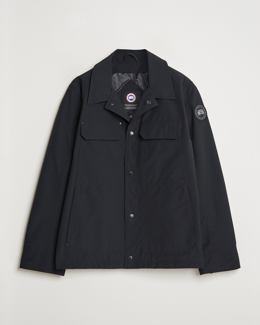 Men | Coats & Jackets | Canada Goose Black Label | Burnaby Chore Jacket Black