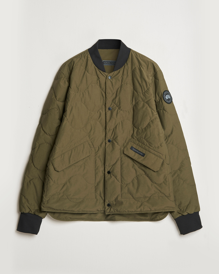 Men | Coats & Jackets | Canada Goose Black Label | Boswell Reversible Jacket Military Green