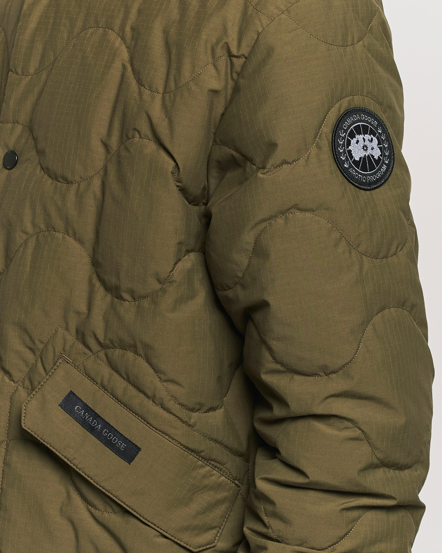 Men | Coats & Jackets | Canada Goose Black Label | Boswell Reversible Jacket Military Green