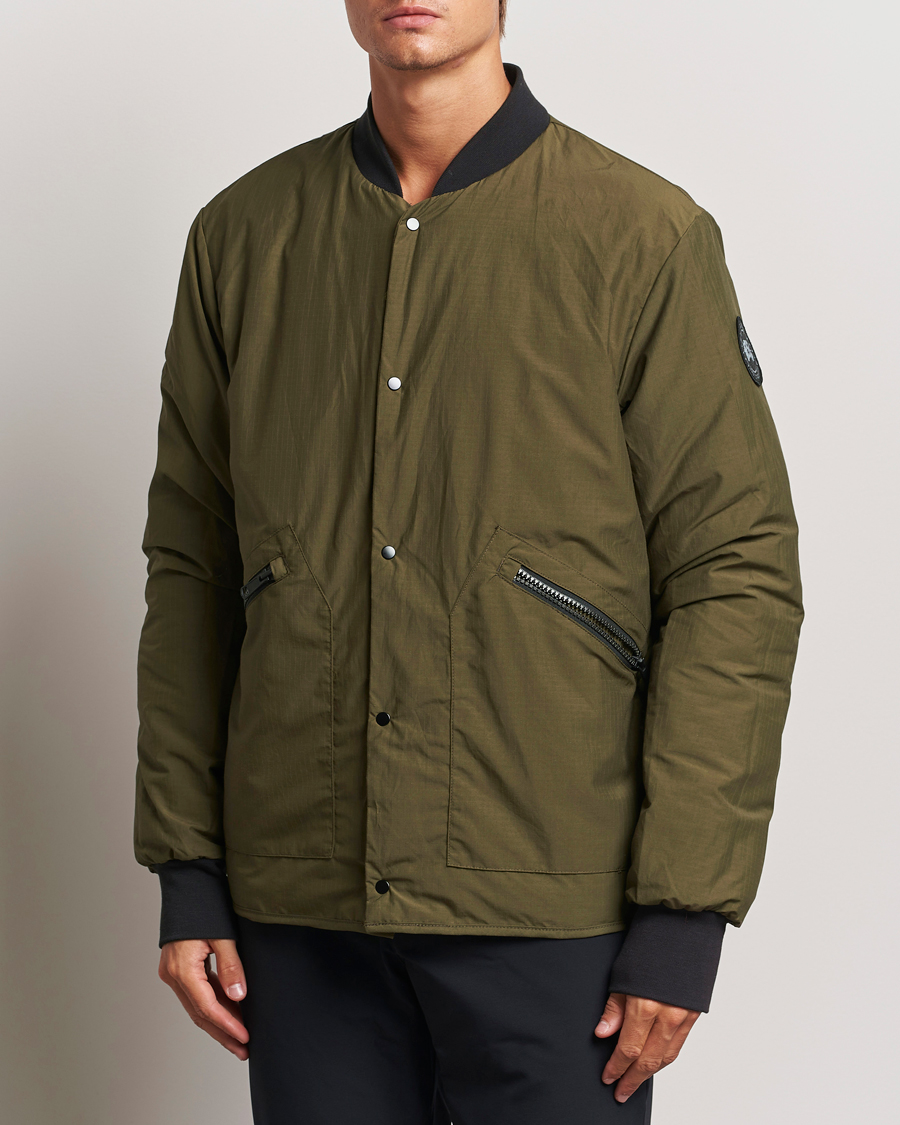 Men | Coats & Jackets | Canada Goose Black Label | Boswell Reversible Jacket Military Green