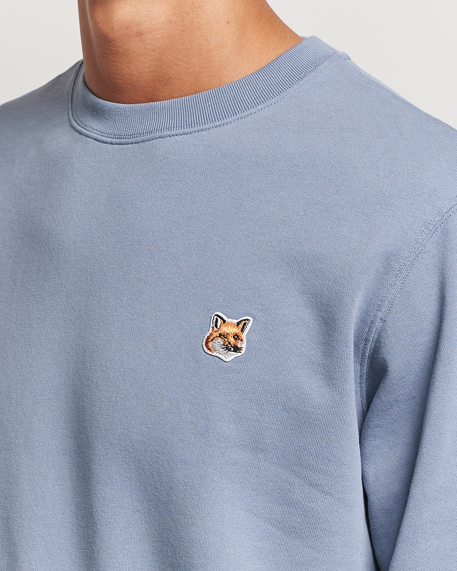 Maison Kitsuné Fox Head Sweatshirt Moonlight Blue at