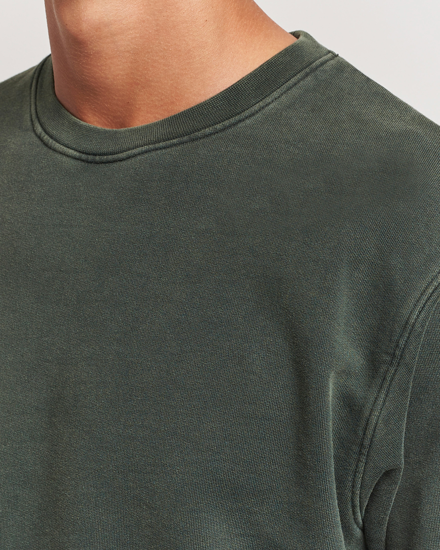 Men | Sweaters & Knitwear | Colorful Standard | Classic Organic Crew Neck Sweat Midnight Forest