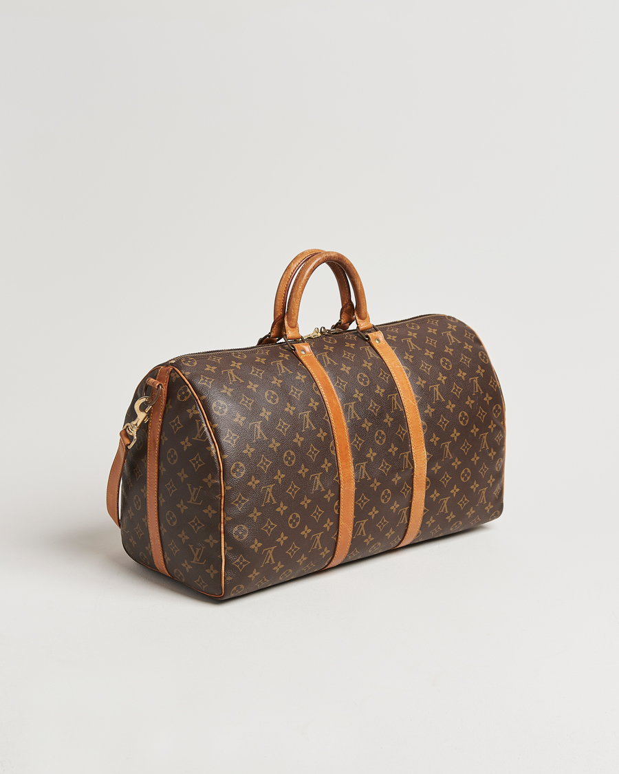 Men | Louis Vuitton Pre-Owned Keepall Bandoulière 50 Monogram | Louis Vuitton Pre-Owned | Keepall Bandoulière 50 Monogram