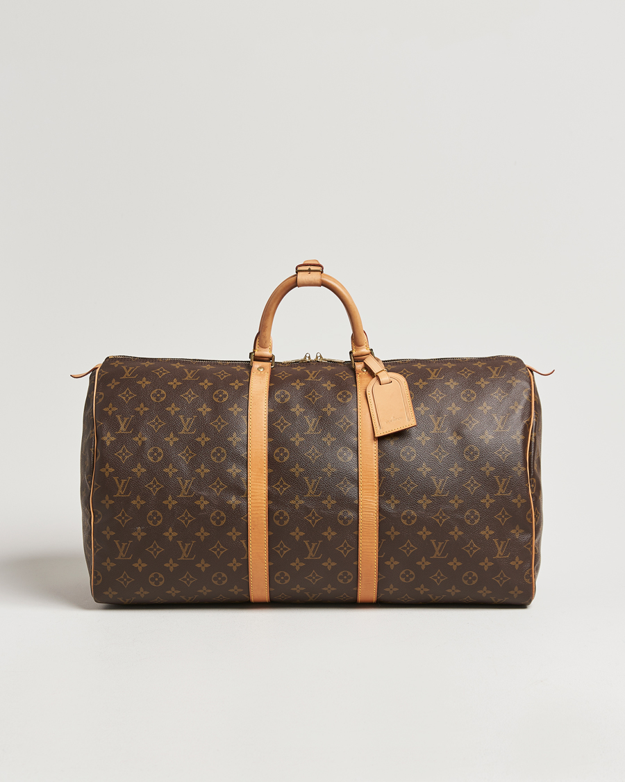 Men | Louis Vuitton Pre-Owned Keepall 55 Bag Monogram | Louis Vuitton Pre-Owned | Keepall 55 Bag Monogram