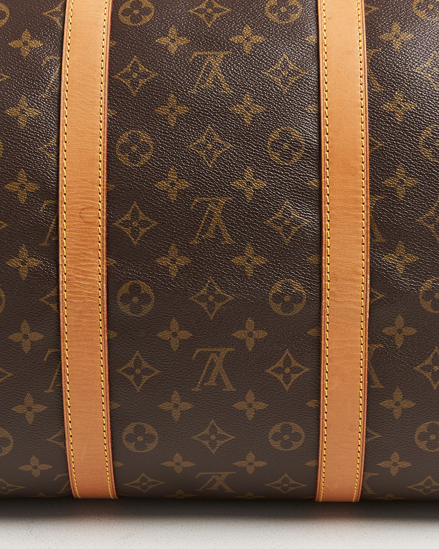 Men | Louis Vuitton Pre-Owned Keepall 55 Bag Monogram | Louis Vuitton Pre-Owned | Keepall 55 Bag Monogram