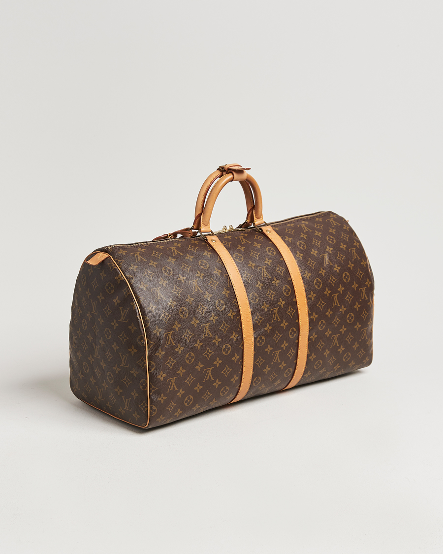 Men | Louis Vuitton Pre-Owned Keepall 55 Bag Monogram | Louis Vuitton Pre-Owned | Keepall 55 Bag Monogram