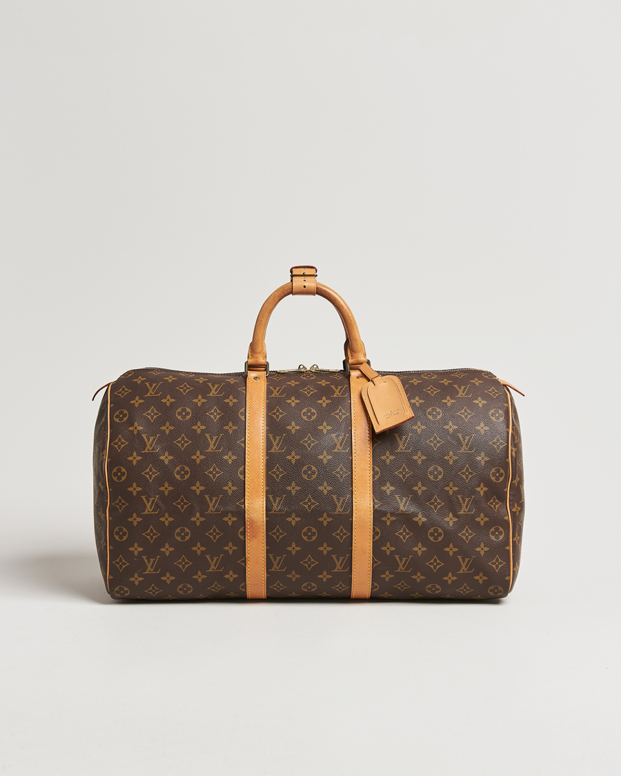Men | Louis Vuitton Pre-Owned Keepall 50 Bag Monogram | Louis Vuitton Pre-Owned | Keepall 50 Bag Monogram