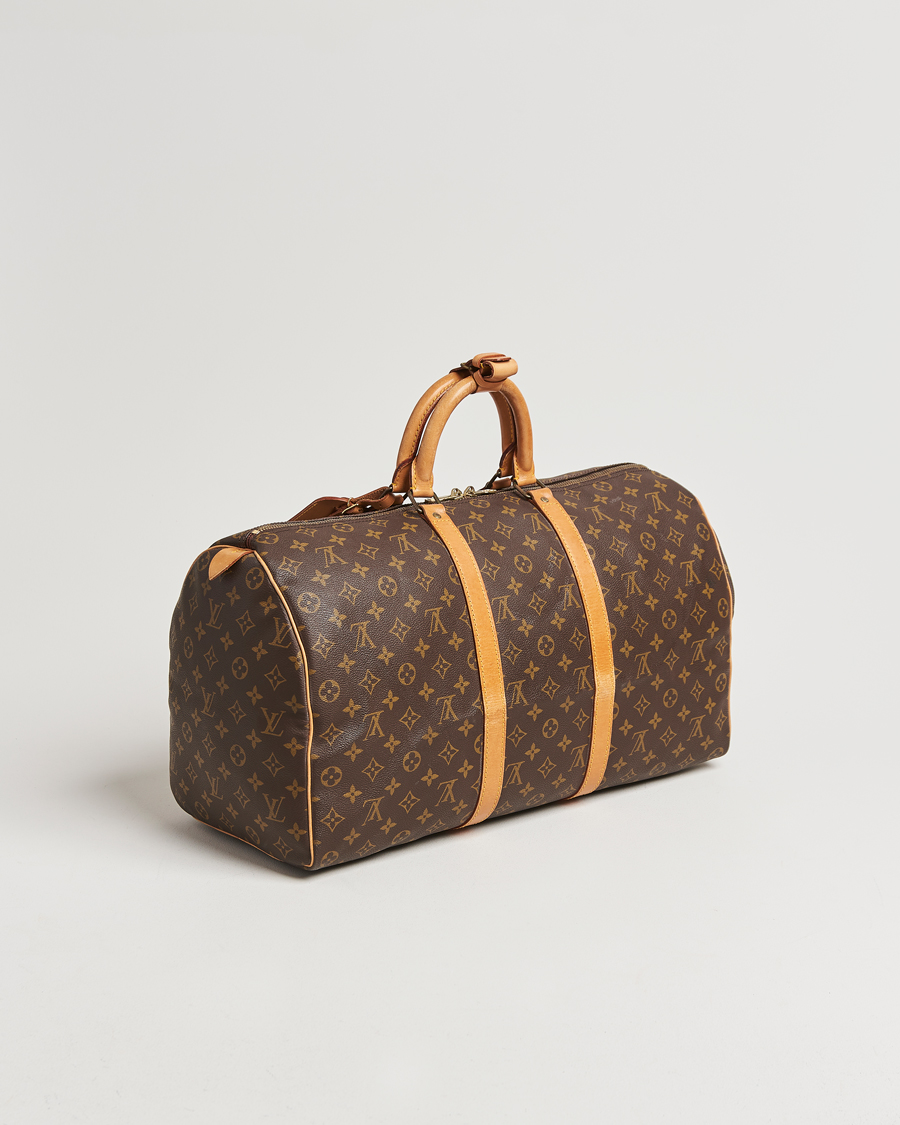 Men | Louis Vuitton Pre-Owned Keepall 50 Bag Monogram | Louis Vuitton Pre-Owned | Keepall 50 Bag Monogram