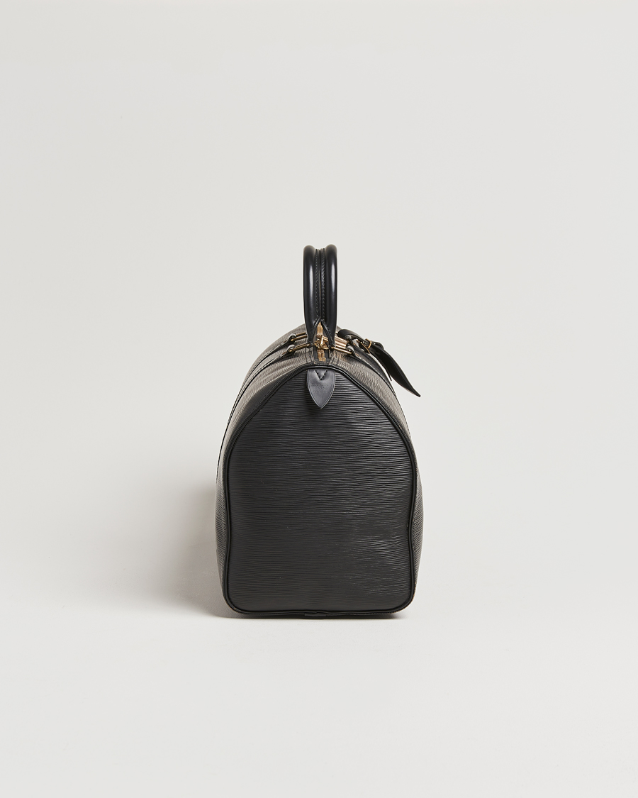 Men | Louis Vuitton Pre-Owned Keepall 45 Epi Leather Travel Bag Black | Louis Vuitton Pre-Owned | Keepall 45 Epi Leather Travel Bag Black