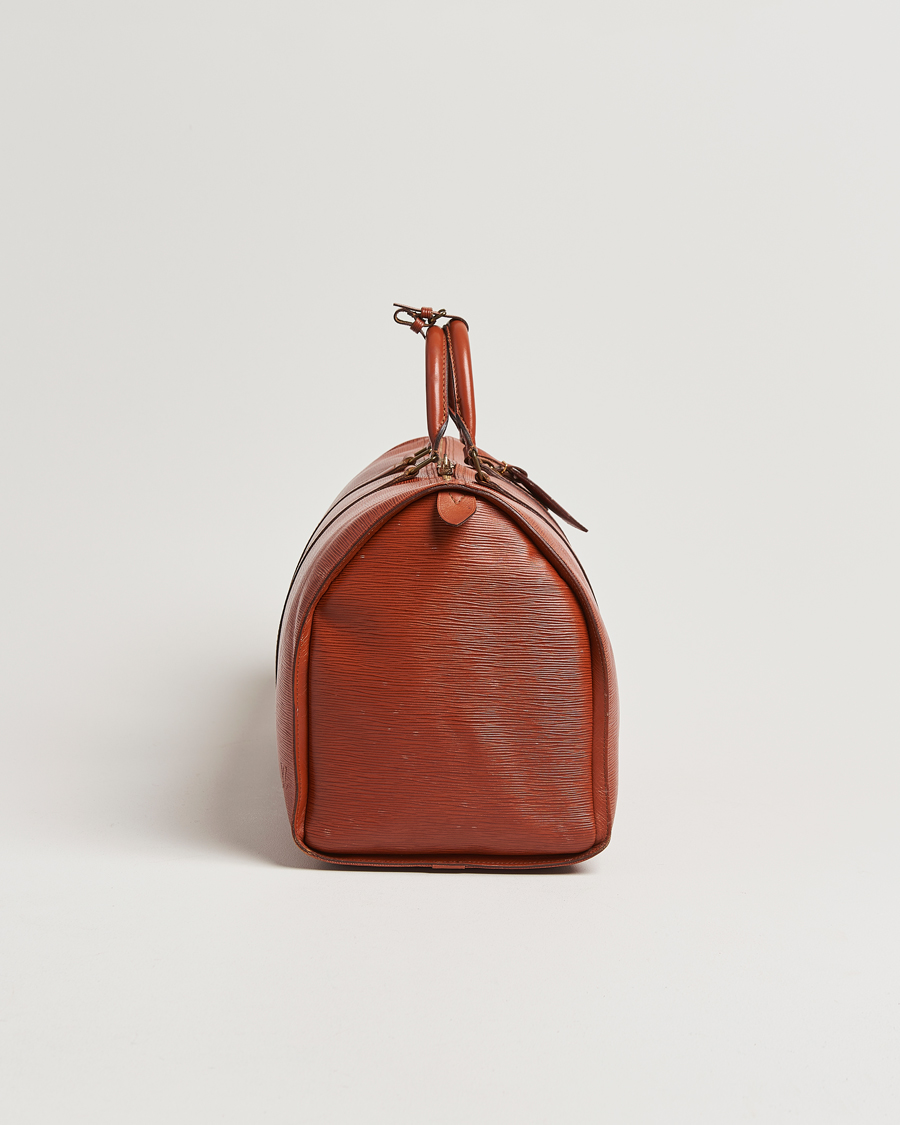 Louis Vuitton Pre-Owned Keepall 50 Epi Leather Travel Bag Brown at