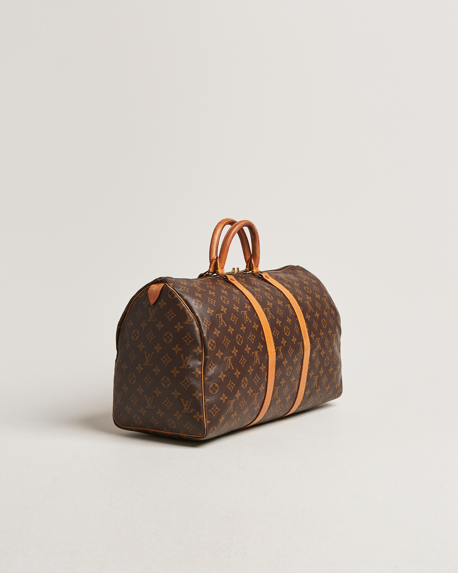 Men | Louis Vuitton Pre-Owned Keepall 50 Bag Monogram | Louis Vuitton Pre-Owned | Keepall 50 Bag Monogram