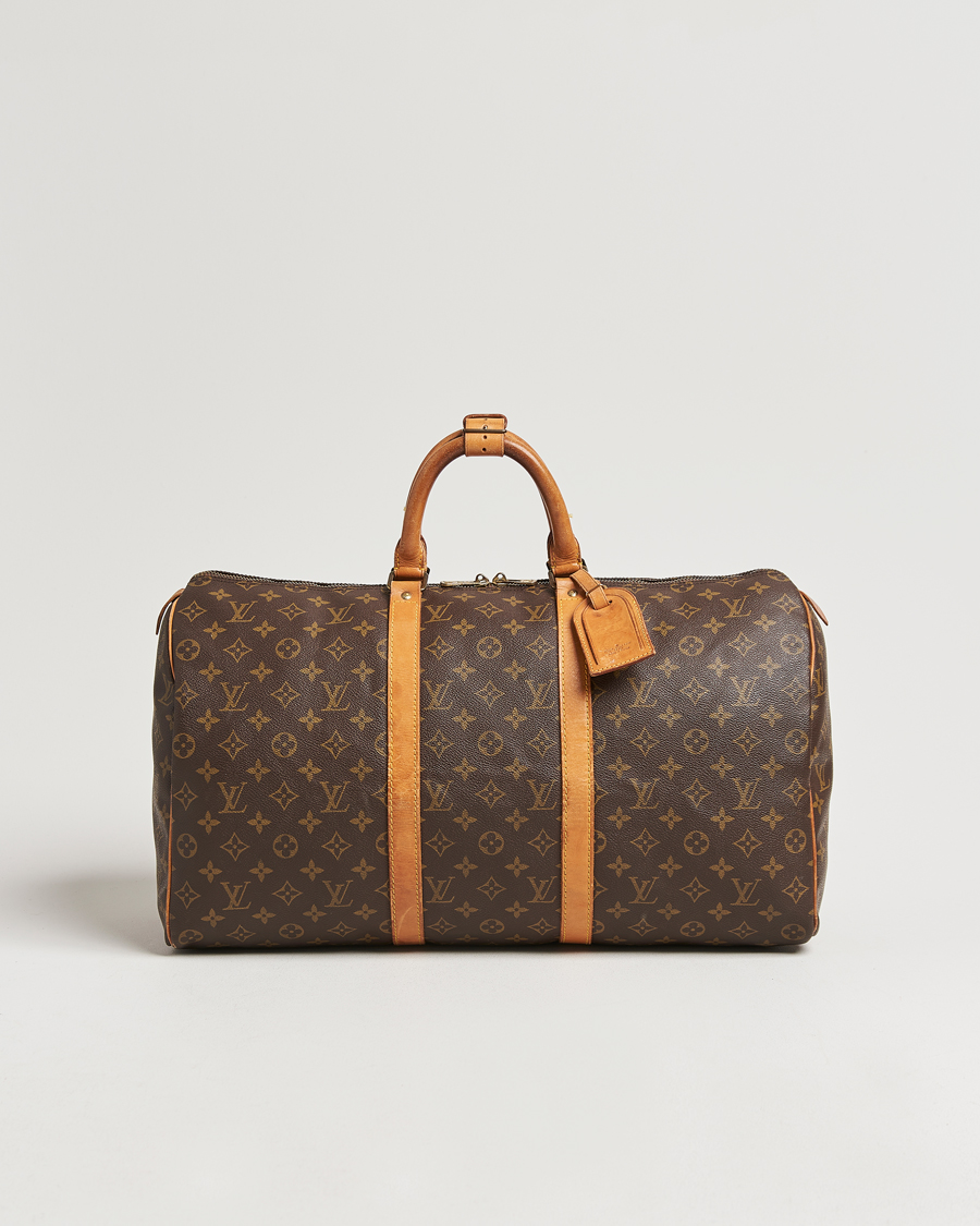 Men | Louis Vuitton Pre-Owned Keepall 50 Bag Monogram | Louis Vuitton Pre-Owned | Keepall 50 Bag Monogram