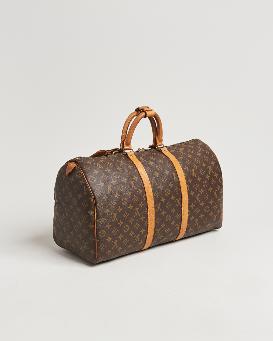 Men | Louis Vuitton Pre-Owned Keepall 50 Bag Monogram | Louis Vuitton Pre-Owned | Keepall 50 Bag Monogram
