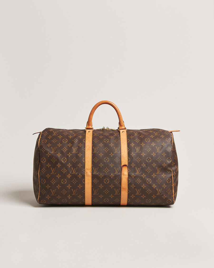 Men | Louis Vuitton Pre-Owned Keepall 50 Bag Monogram | Louis Vuitton Pre-Owned | Keepall 50 Bag Monogram