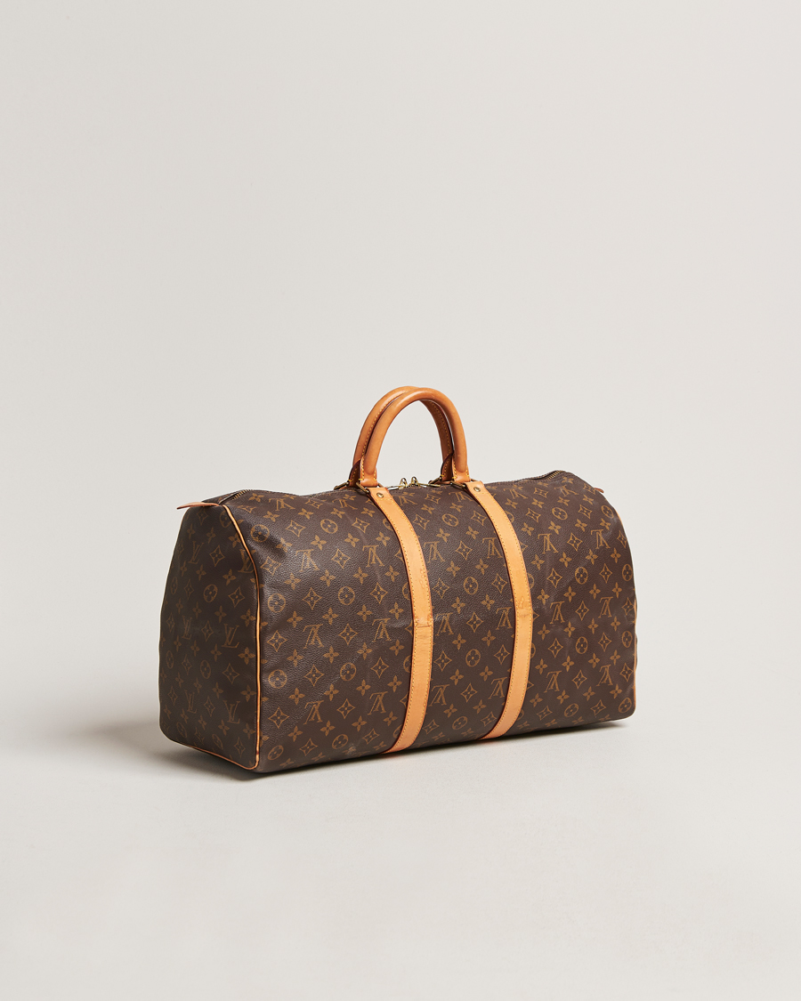 Men | Louis Vuitton Pre-Owned Keepall 50 Bag Monogram | Louis Vuitton Pre-Owned | Keepall 50 Bag Monogram