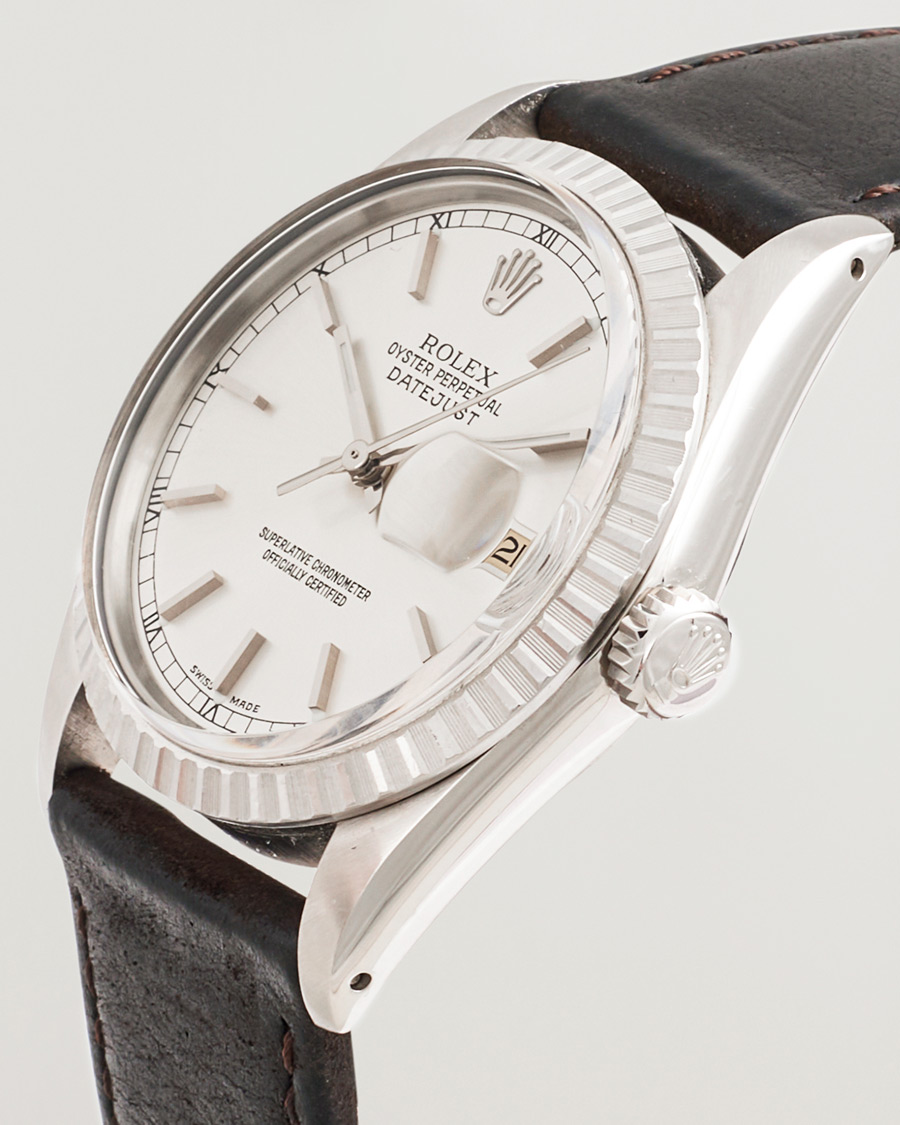 Men | Rolex Pre-Owned Datejust 16030 Silver | Rolex Pre-Owned | Datejust 16030 Silver