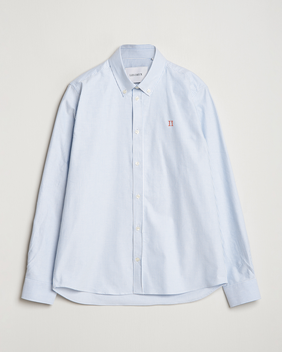 Men | Shirts | LES DEUX | Konrad Contrast Oxford Shirt Light Blue/White