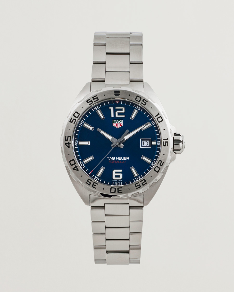 Men | Tag Heuer Pre-Owned Formula 1 WAZ1118 Silver | Tag Heuer Pre-Owned | Formula 1 WAZ1118 Silver